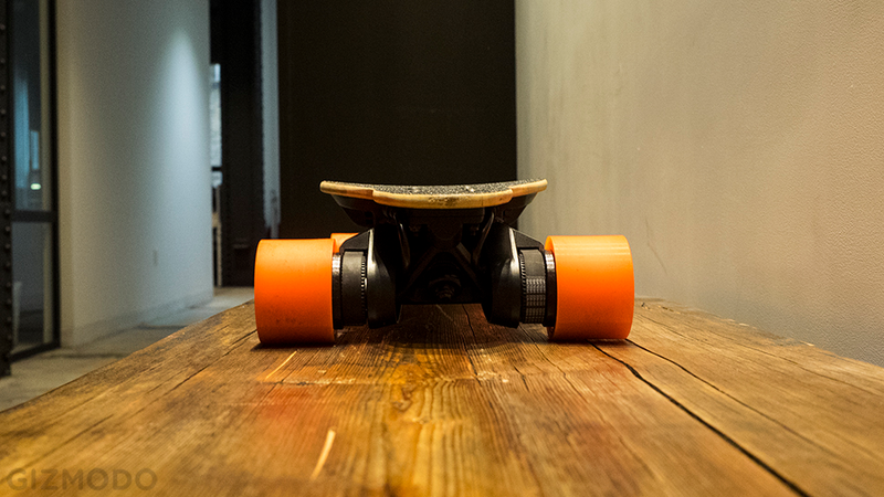 The drivetrain isn’t super powerful, but it does go fast.